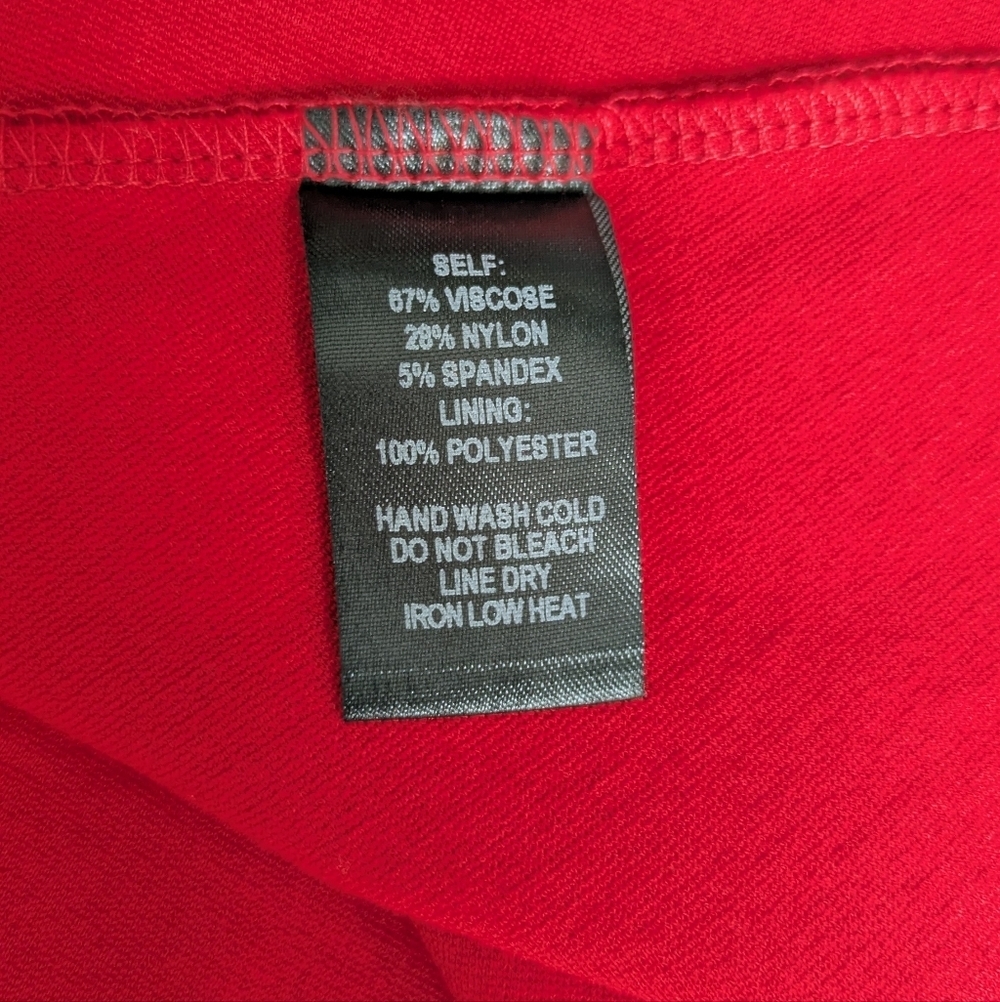 Lulu's Secret Admirer Red Sleeveless Ruffle Mini Sexy Night Out Dress Small - Picture 7 of 7